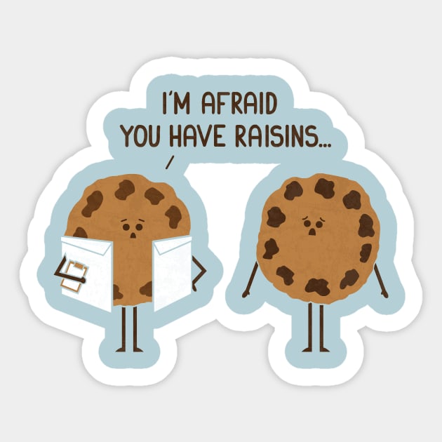 Raisins Sticker by HandsOffMyDinosaur